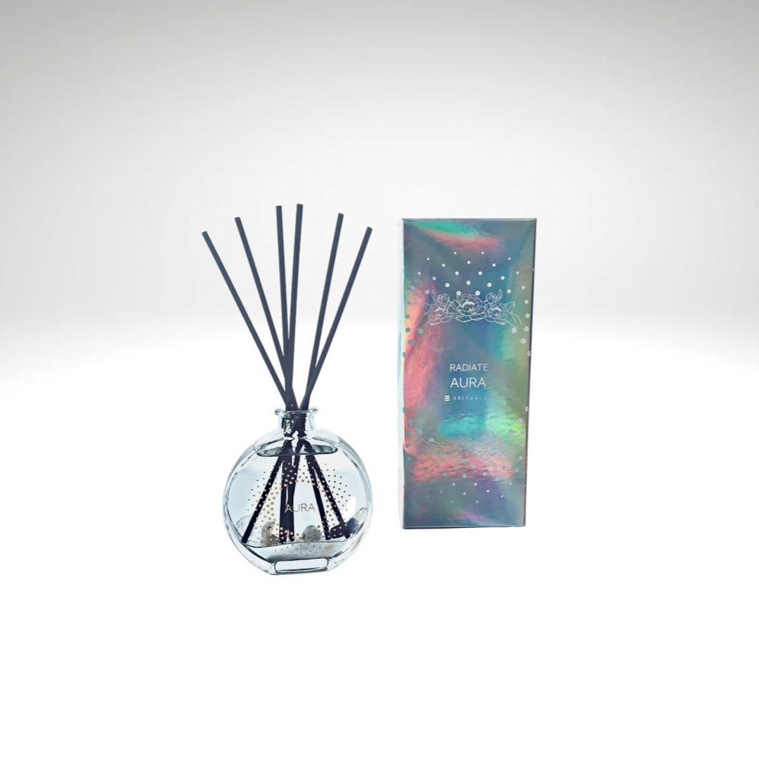 AURA Reed Diffuser with Gemstones - 3Rituals