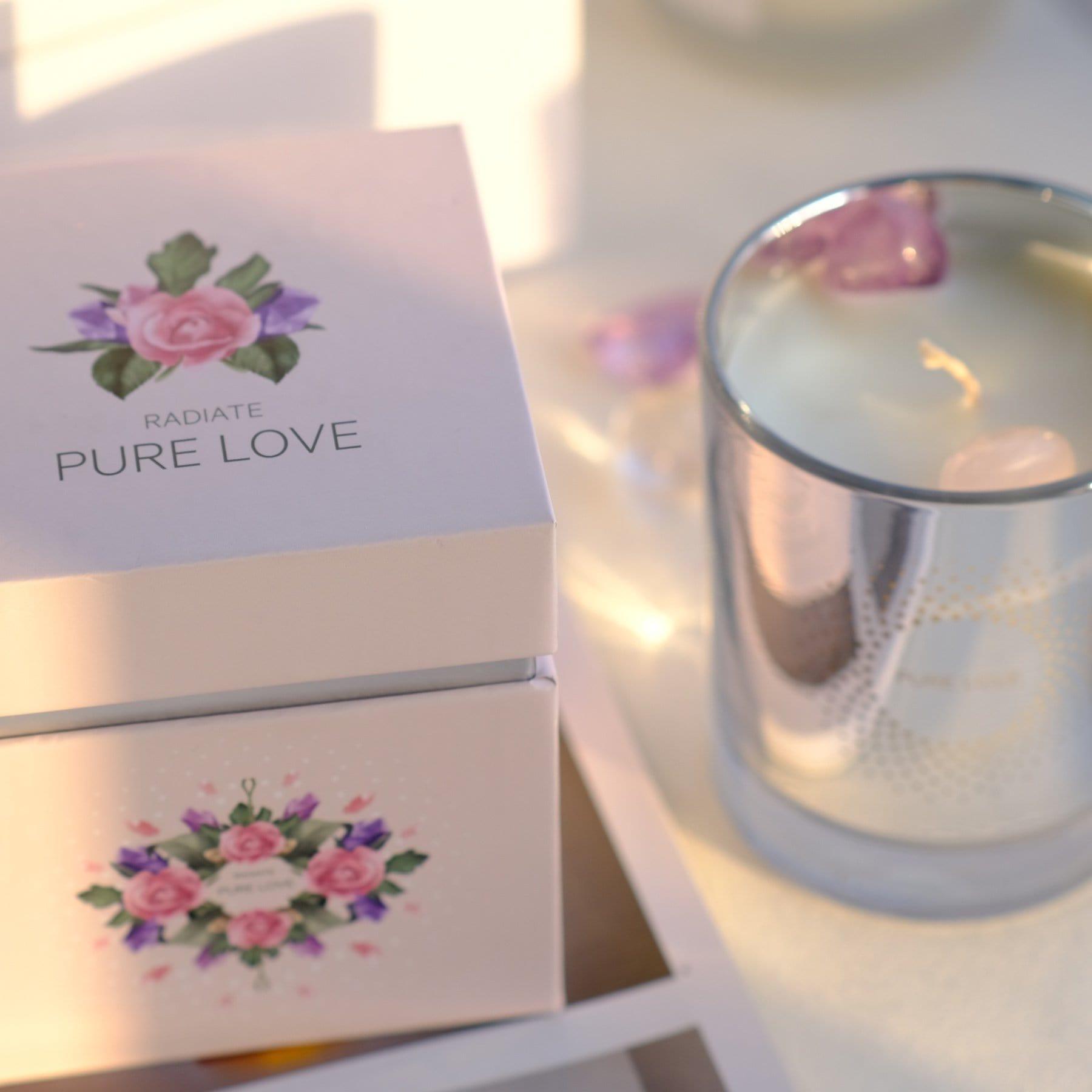 PURE LOVE CRYSTAL CANDLE (L) - 3Rituals